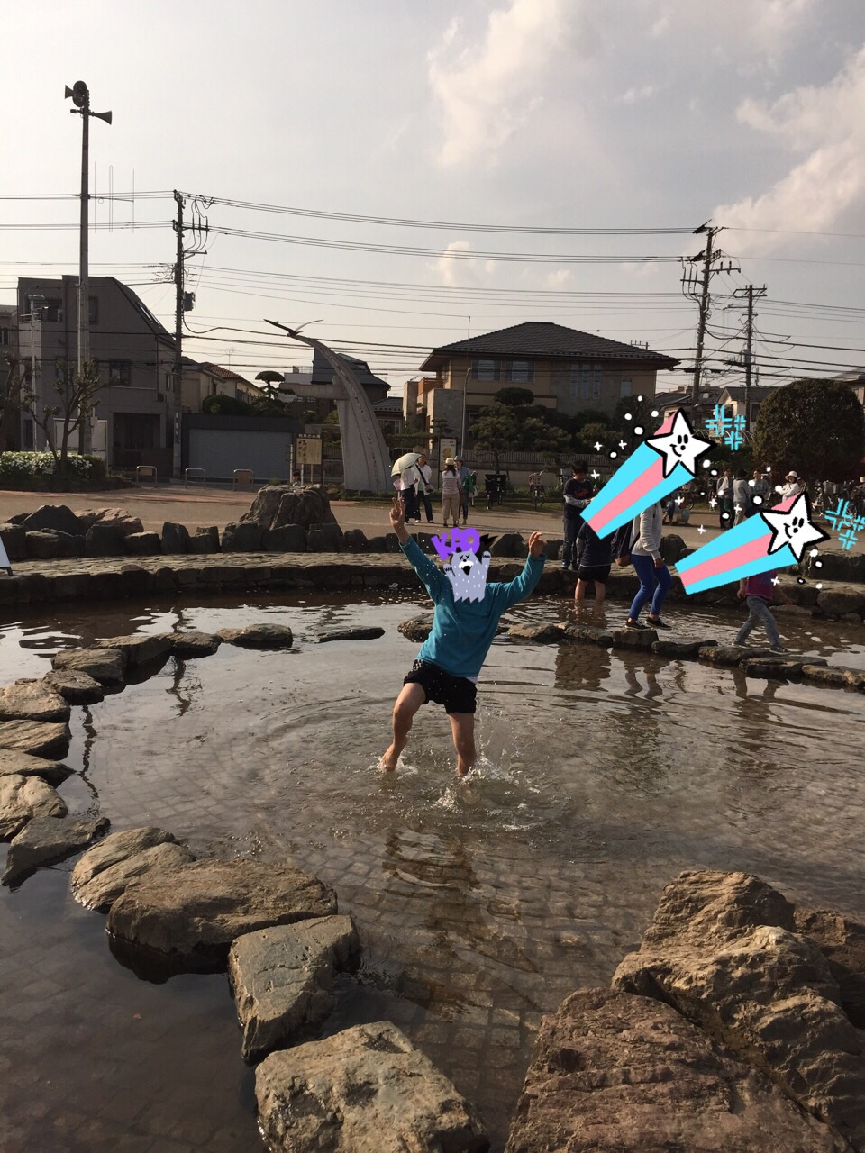 水遊び 水遊び